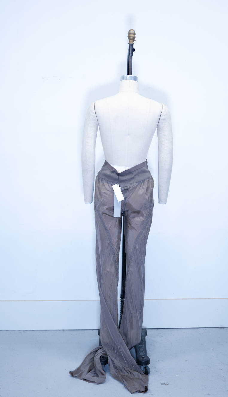 Rick Owens Taupe Silky Pants