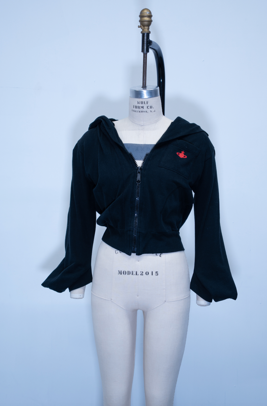 Vivienne Westwood Zip-Up Cropped Hoodie