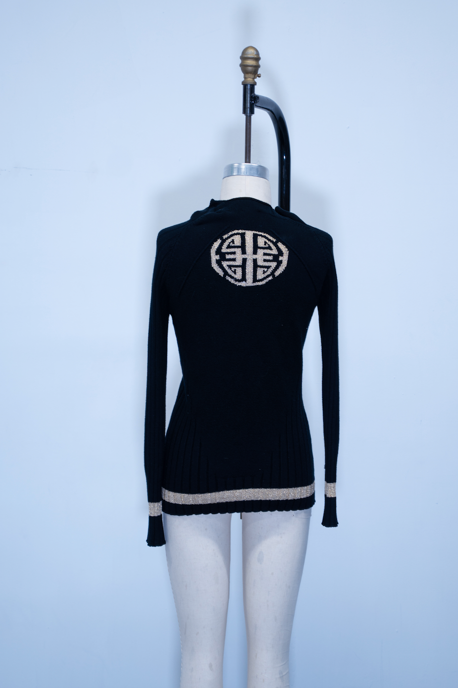 Roberto Cavalli Double Zip Knit Sweater