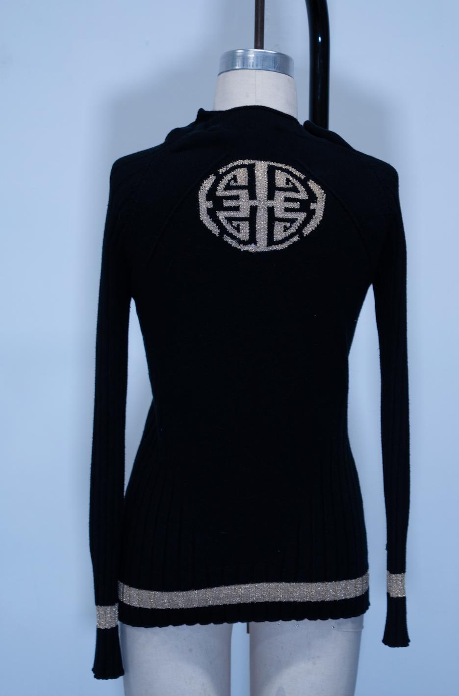 Roberto Cavalli Double Zip Knit Sweater