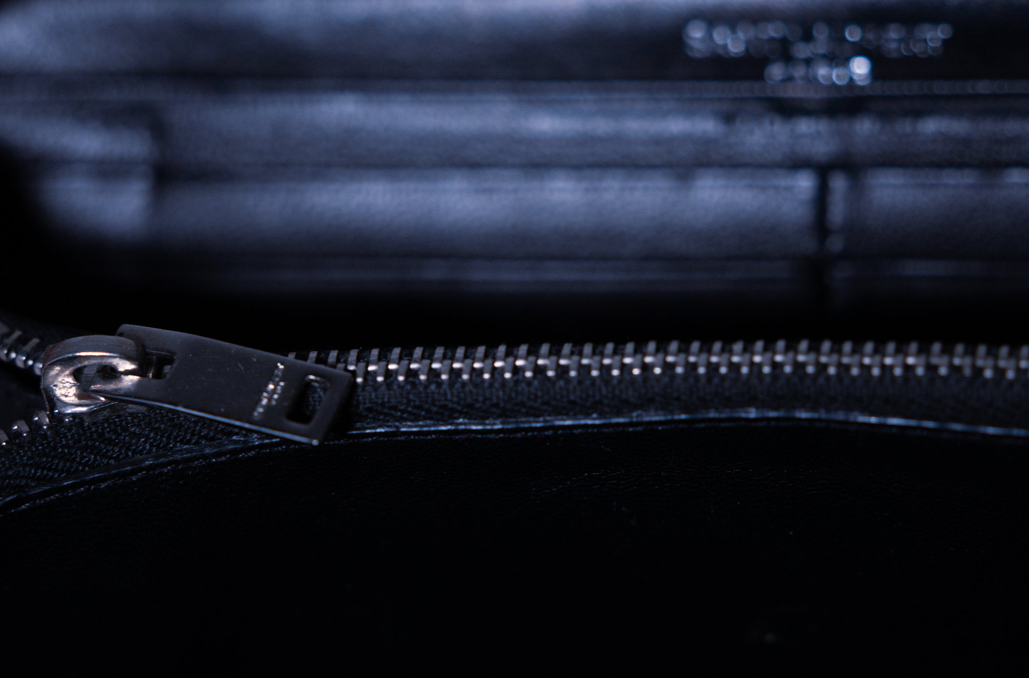 Saint Laurent Croc Embossed Cassandre Long Wallet