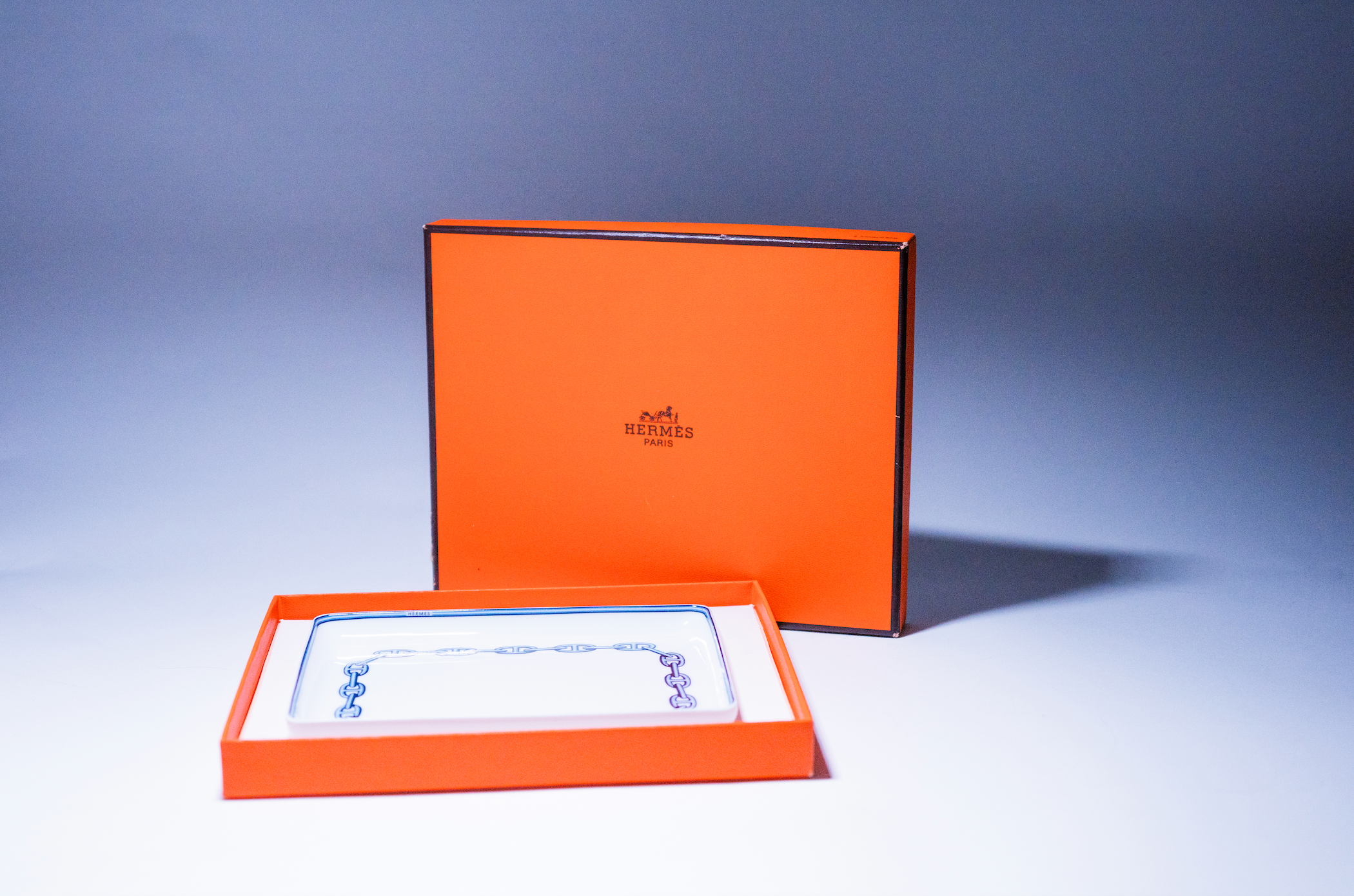 Hermès Chaîne d'Ancre Ceramic Dish