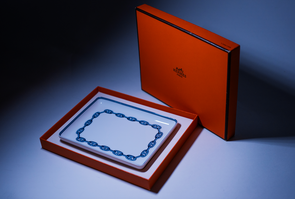 Hermès Chaîne d'Ancre Ceramic Dish