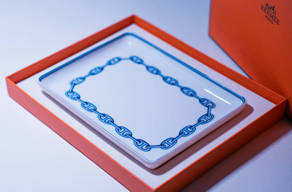 Hermès Chaîne d'Ancre Ceramic Dish