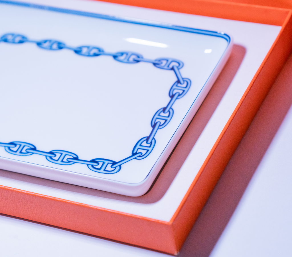 Hermès Chaîne d'Ancre Ceramic Dish