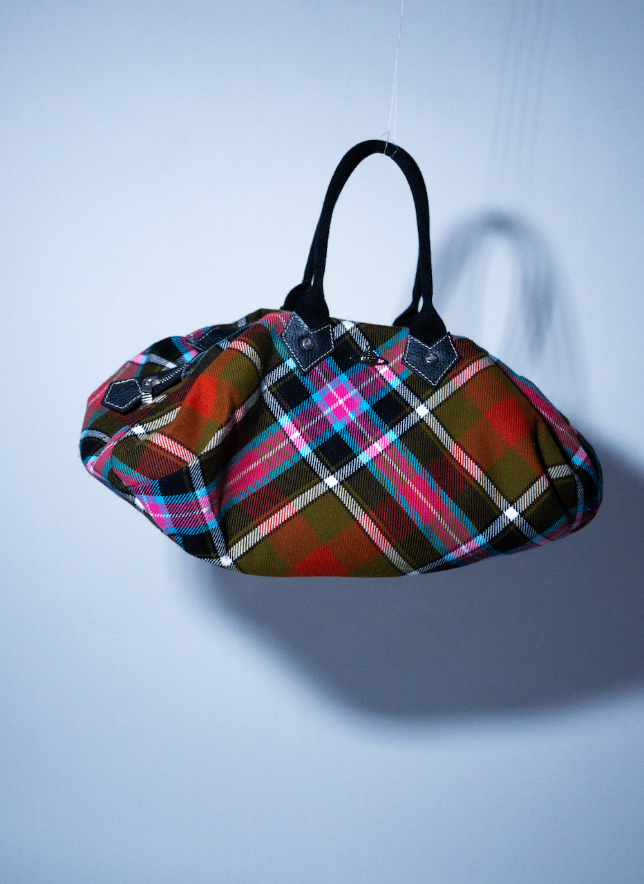 Vivienne Westwod Tartan Duffle Handbag