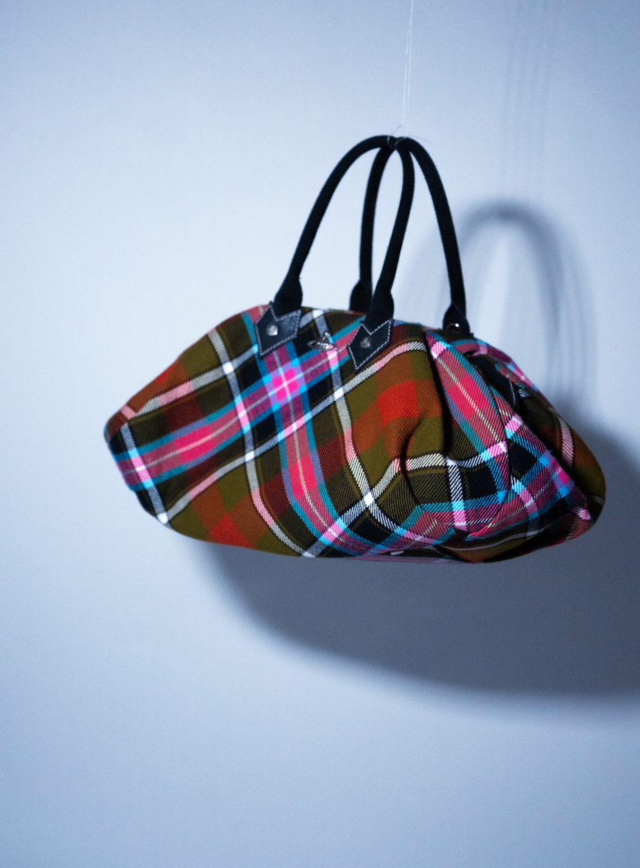 Vivienne Westwod Tartan Duffle Handbag