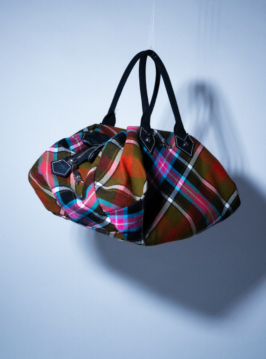 Vivienne Westwod Tartan Duffle Handbag