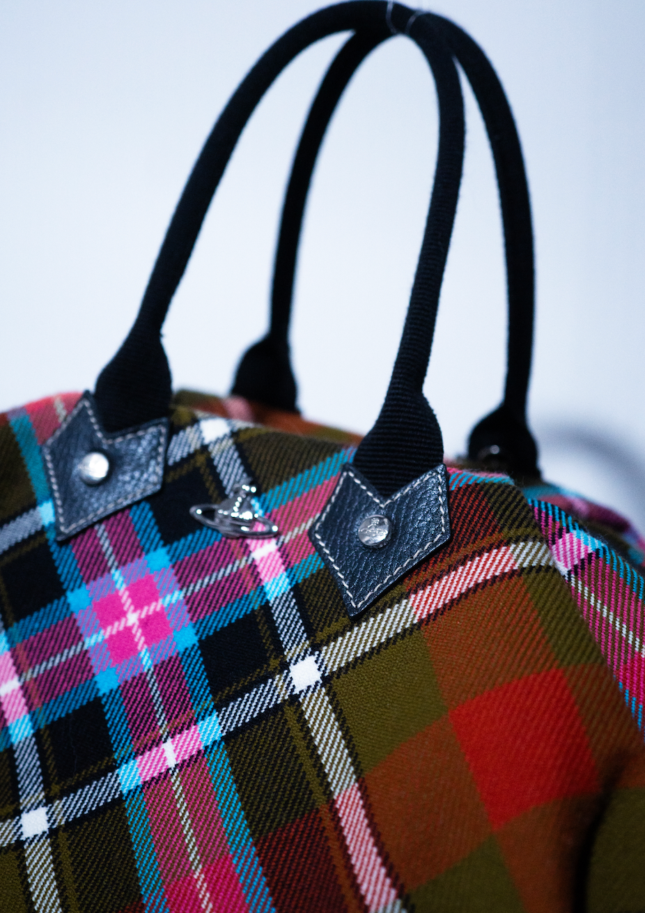 Vivienne Westwod Tartan Duffle Handbag
