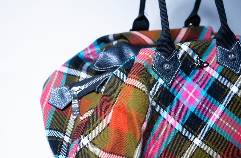 Vivienne Westwod Tartan Duffle Handbag