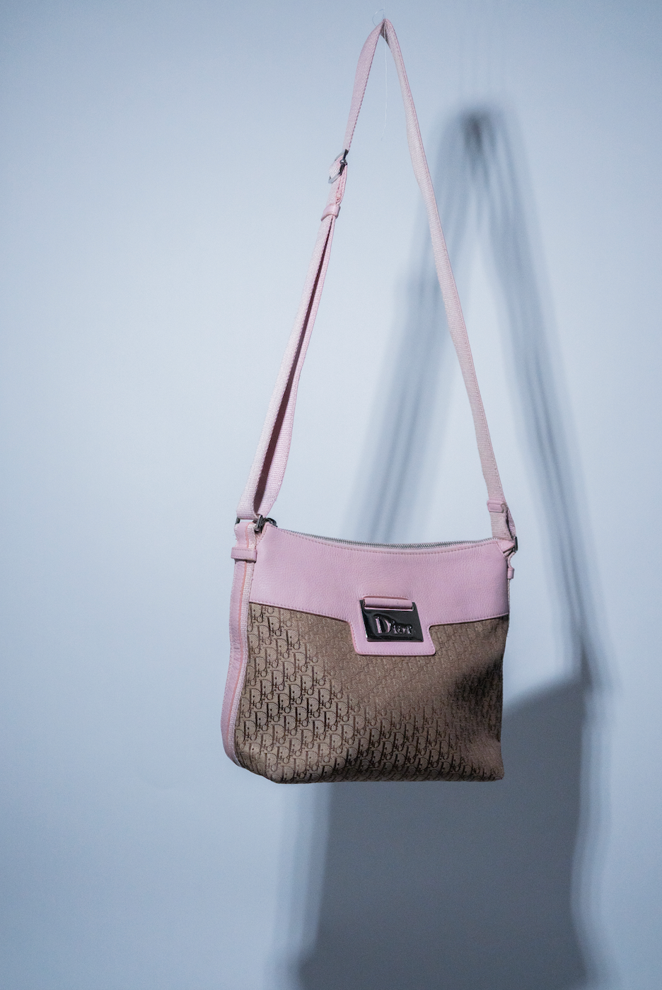 Christian Dior 2005 Canvas Diorissimo Shoulder Bag