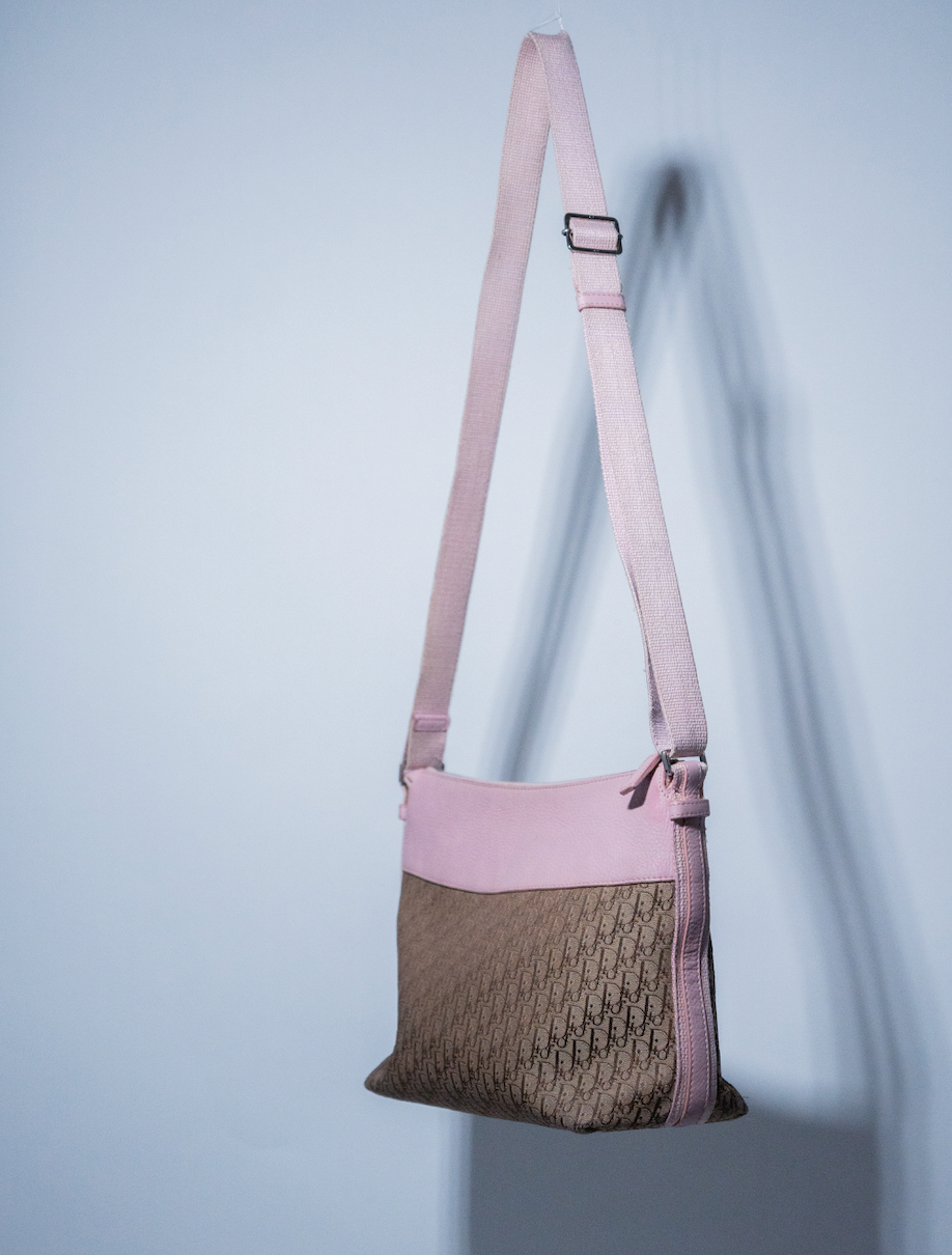 Christian Dior 2005 Canvas Diorissimo Shoulder Bag