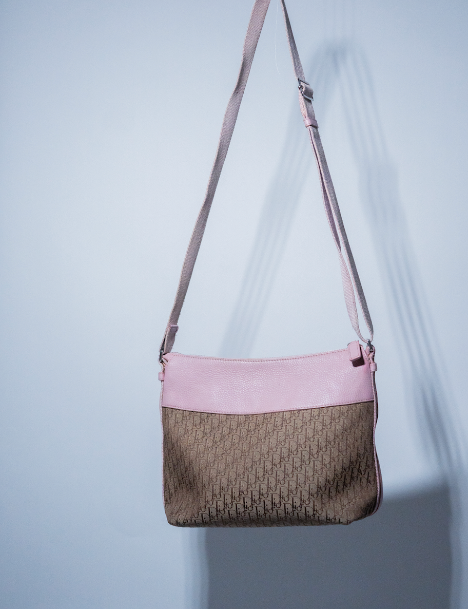 Christian Dior 2005 Canvas Diorissimo Shoulder Bag