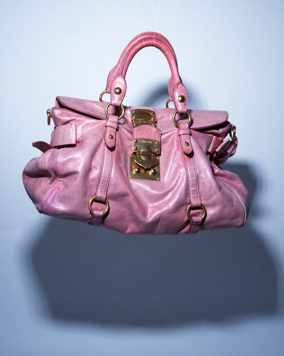 Miu Miu Vitello Lux Bow Bag