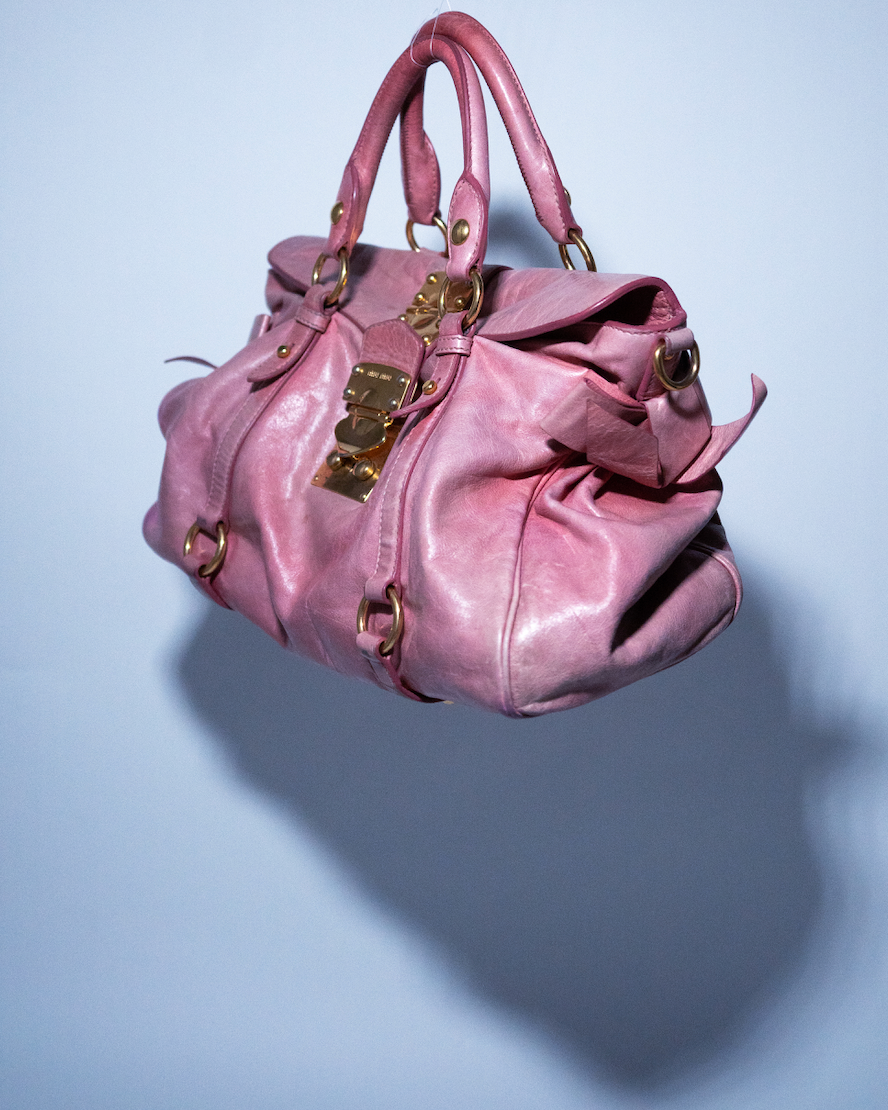 Miu Miu Vitello Lux Bow Bag