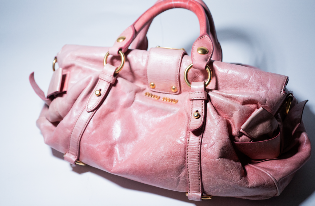 Miu Miu Vitello Lux Bow Bag