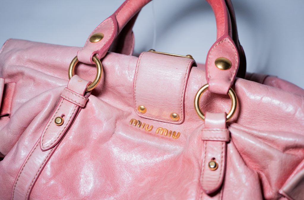 Miu Miu Vitello Lux Bow Bag