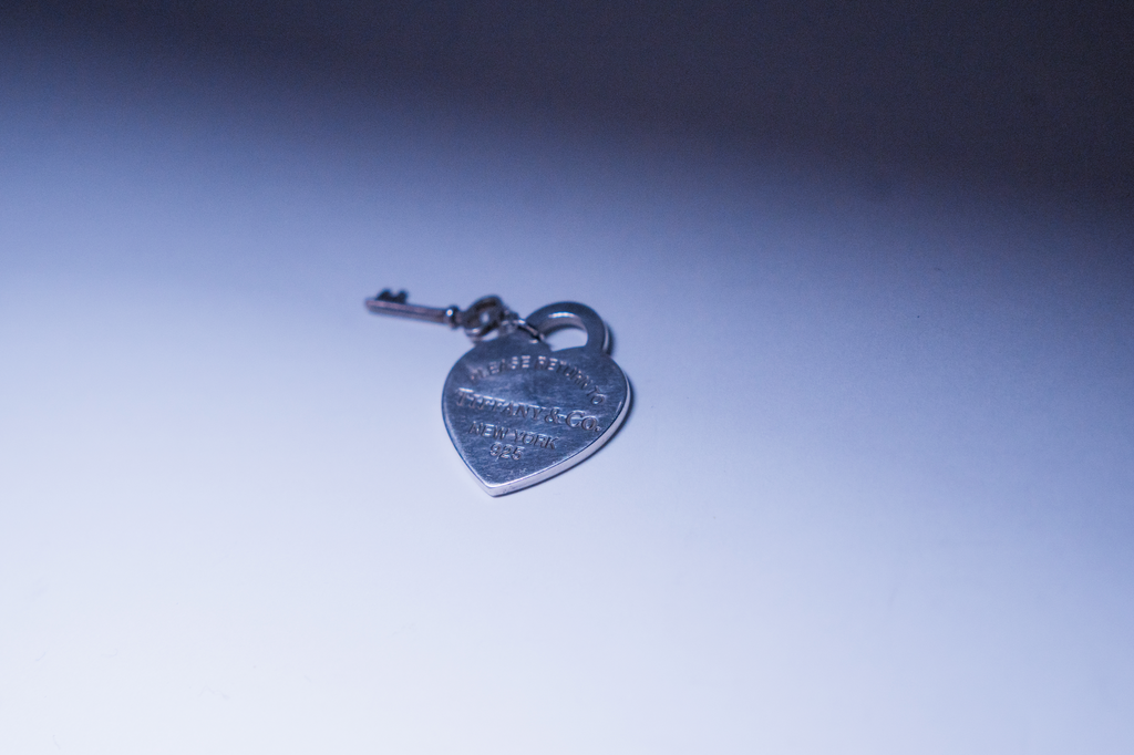 Tiffany & Co. Heart Tag with Key Pendant