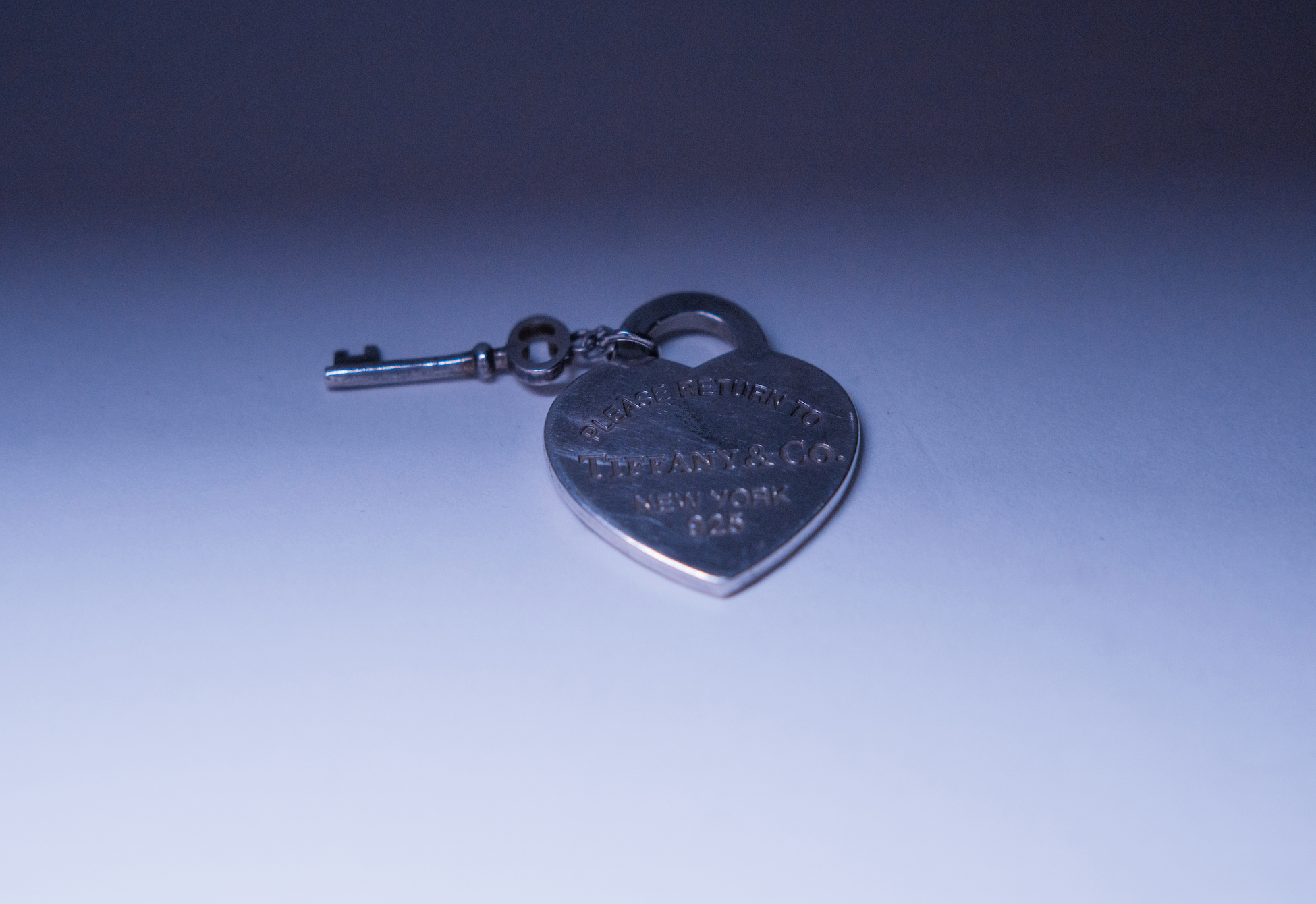 Tiffany & Co. Heart Tag with Key Pendant