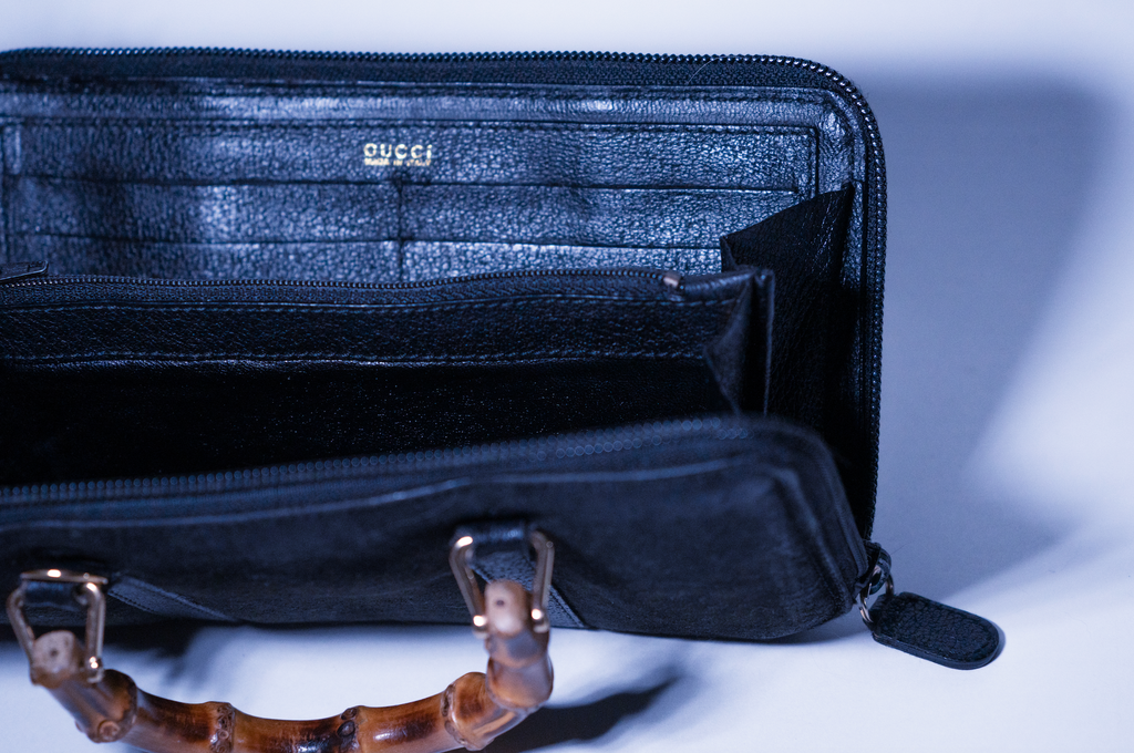 Gucci Bamboo Handle Wallet Bag