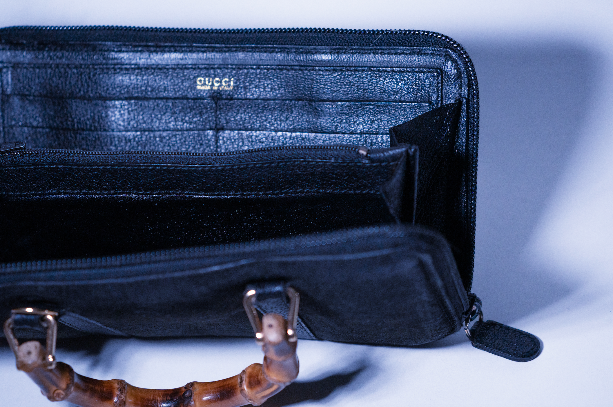 Gucci Bamboo Handle Wallet Bag