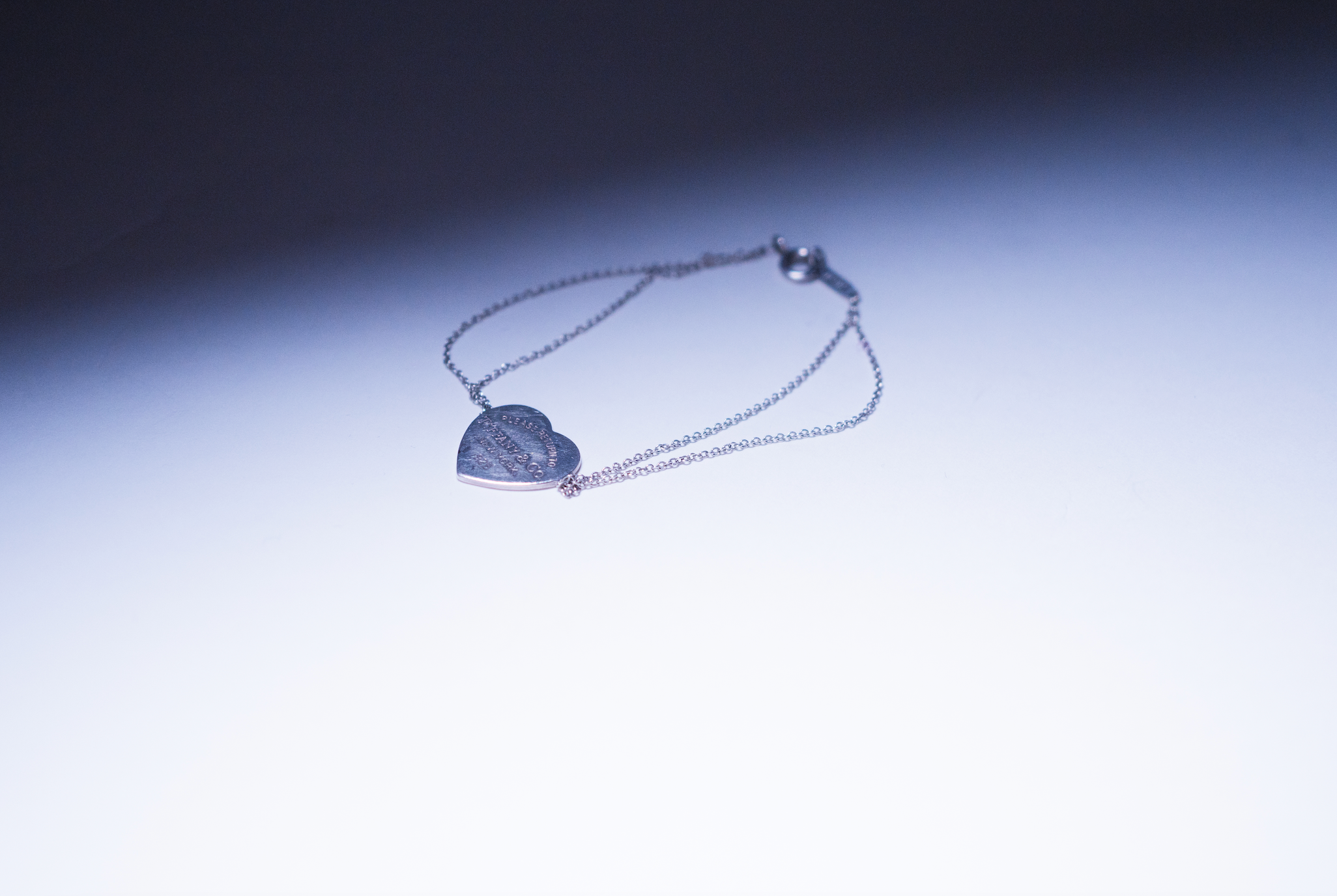 Tiffany & Co. Heart Tag Double Chain Bracelet