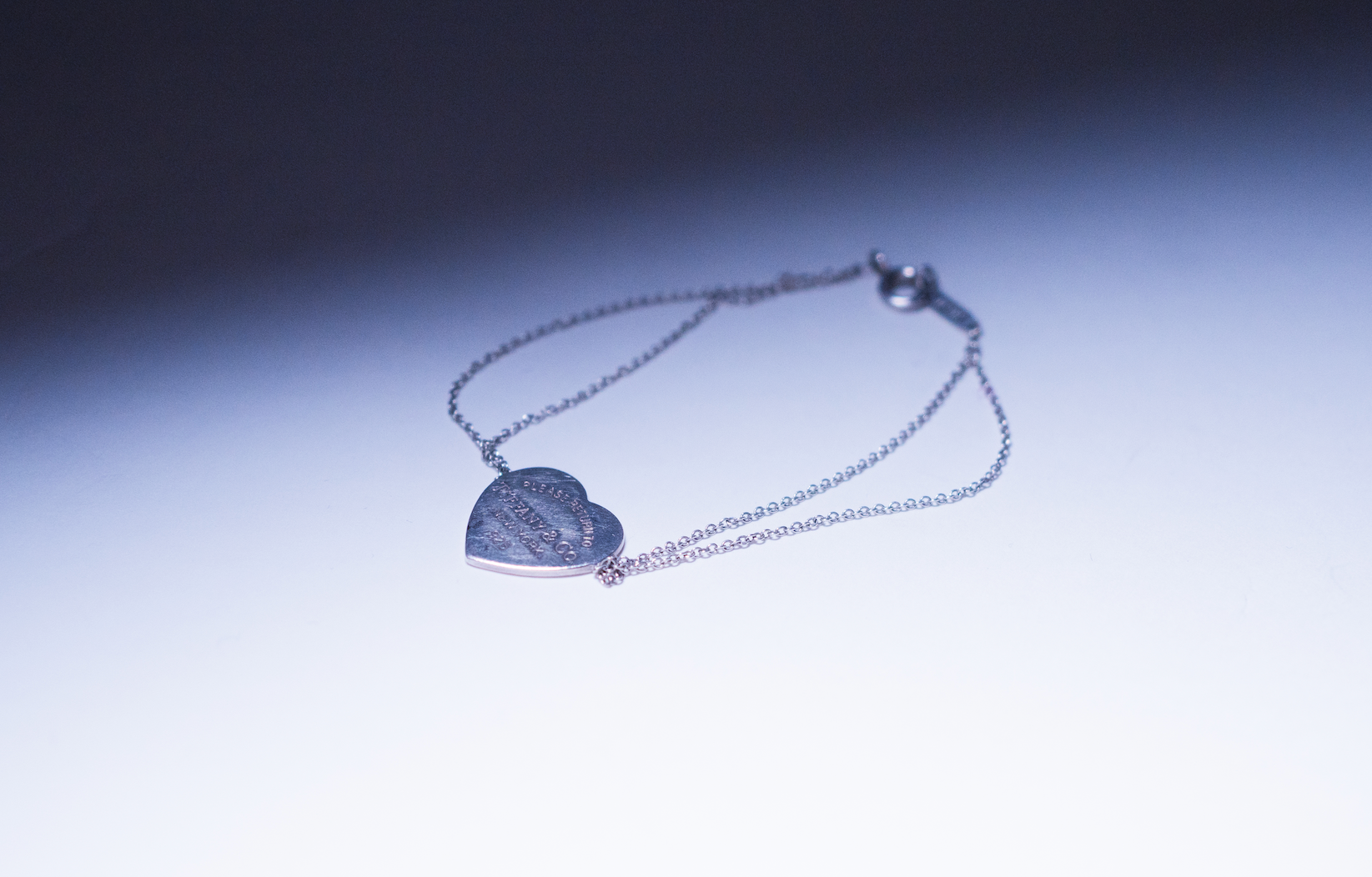 Tiffany & Co. Heart Tag Double Chain Bracelet