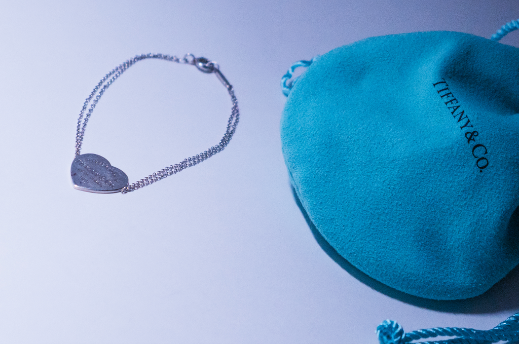 Tiffany & Co. Heart Tag Double Chain Bracelet