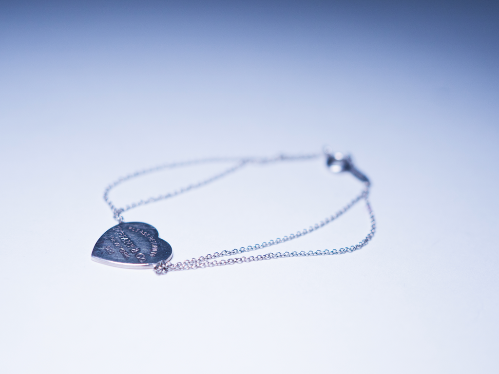 Tiffany & Co. Heart Tag Double Chain Bracelet