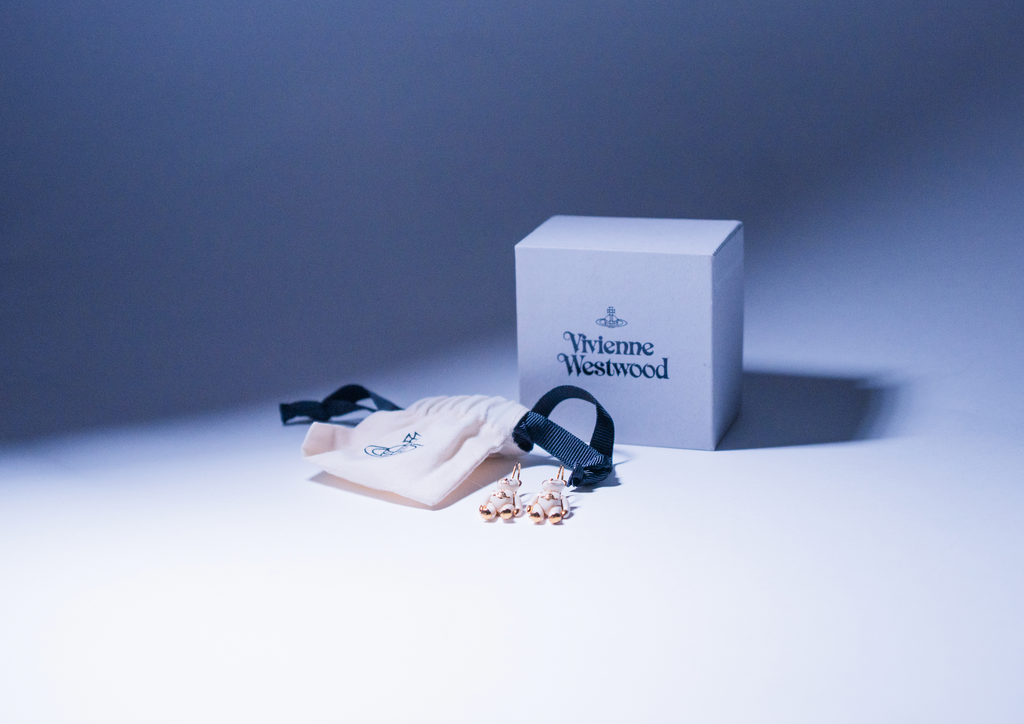 Vivienne Westwood Teddy Bear Drop Earrings