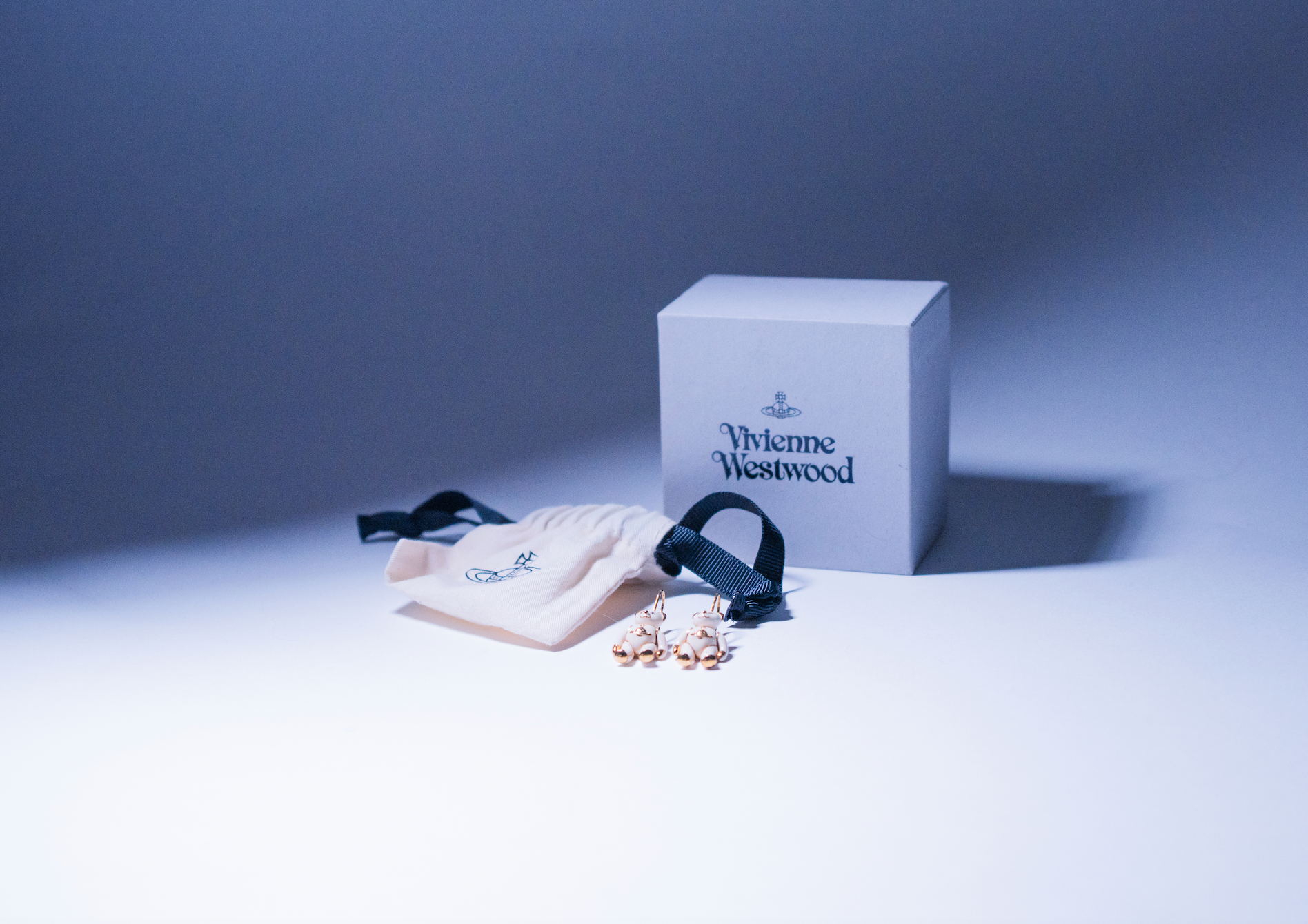 Vivienne Westwood Teddy Bear Drop Earrings
