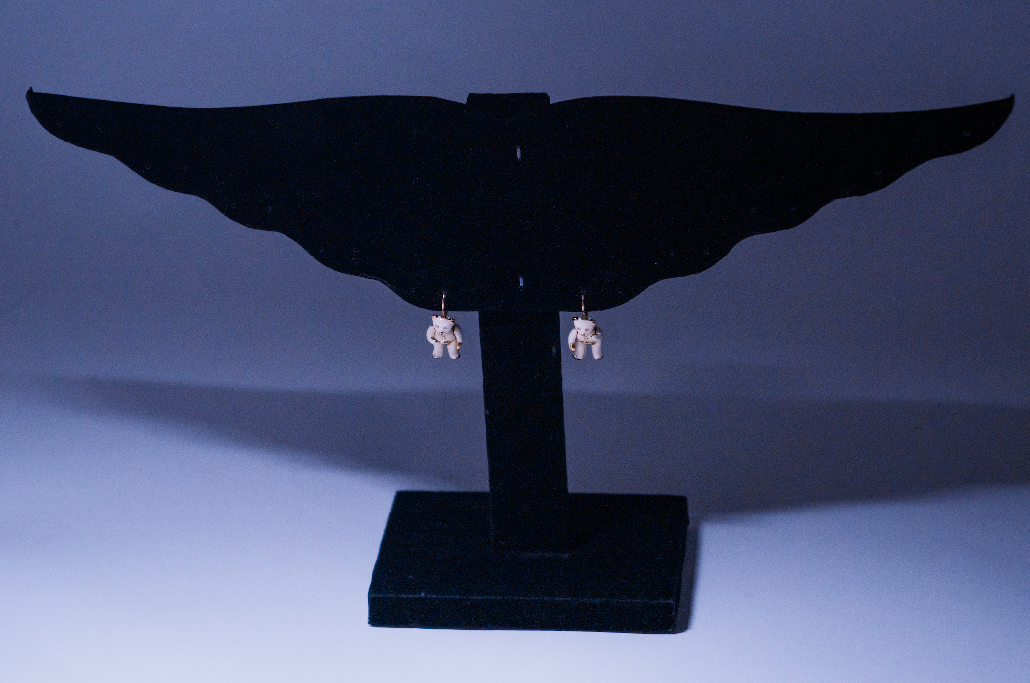 Vivienne Westwood Teddy Bear Drop Earrings